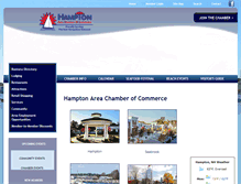 Tablet Screenshot of hamptonchamber.com